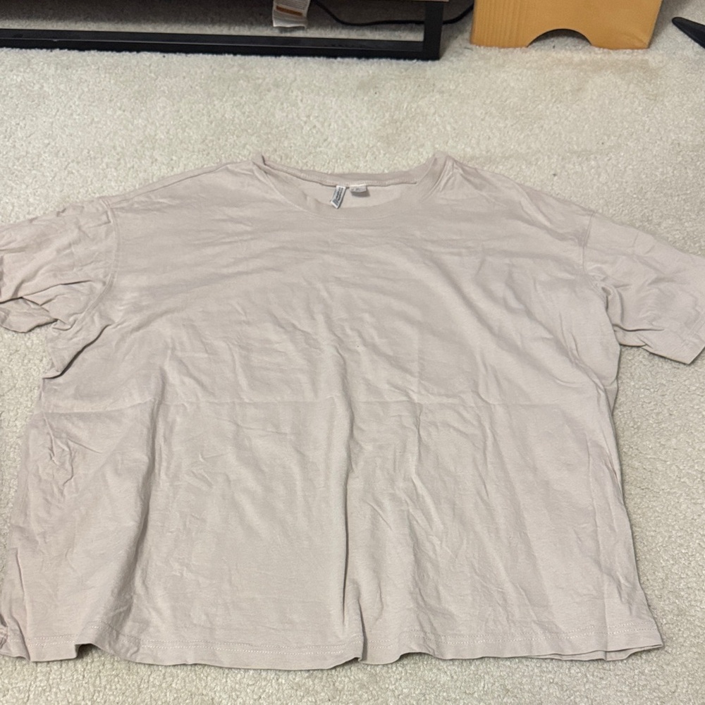 H&M Divided Light Beige Tee
